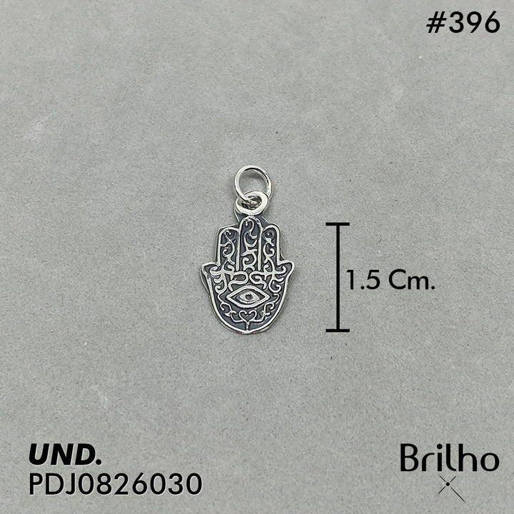 CDJ0396 DIJE MANO HAMSA ENVEJECIDO