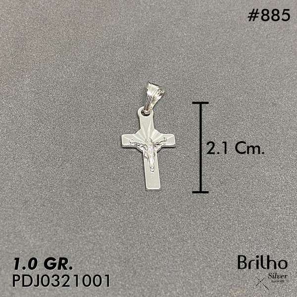 CDJ0885 DIJE CRISTO PEQUE„O DIAMANTADO