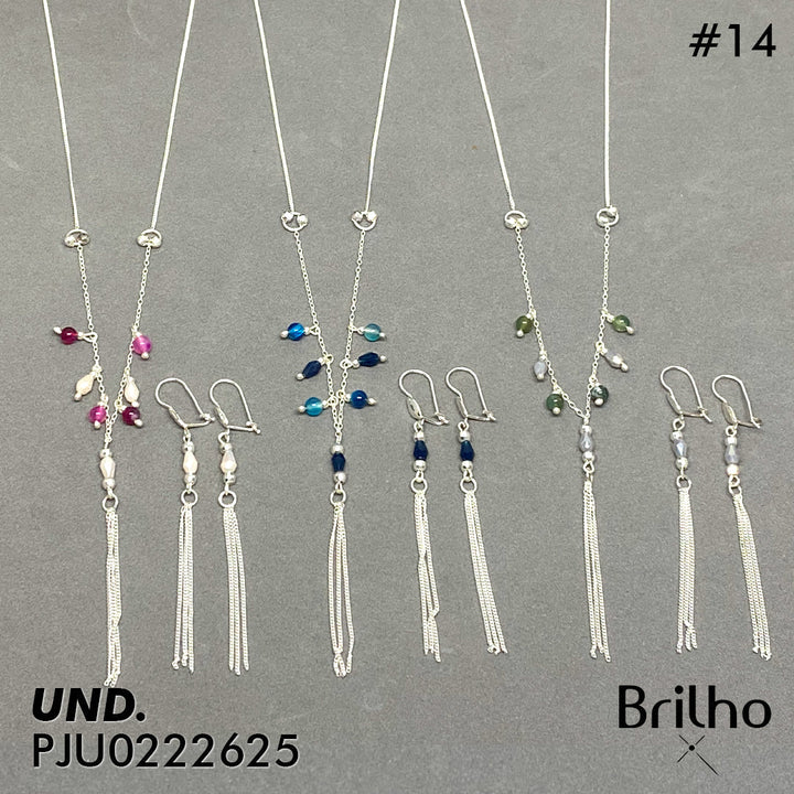 T19N014 JUEGO CRISTALES COLORES