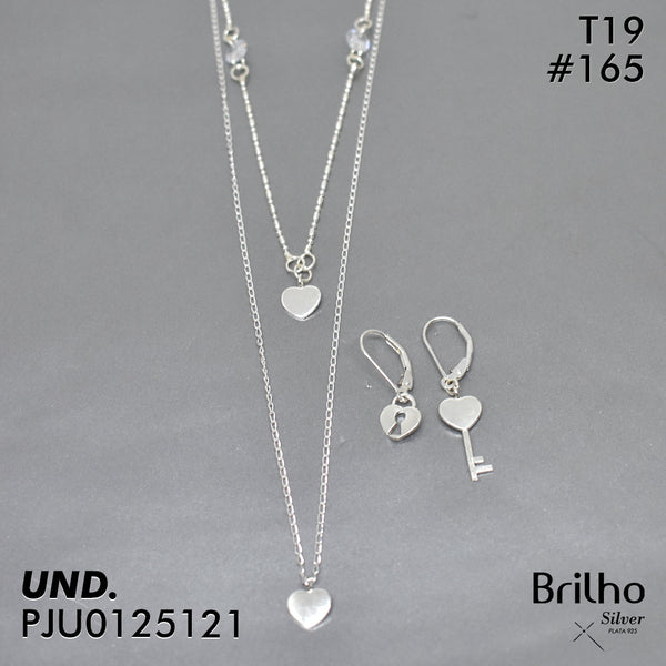 T19N165 JUEGO CANDADO CORAZîN Y LLAVE