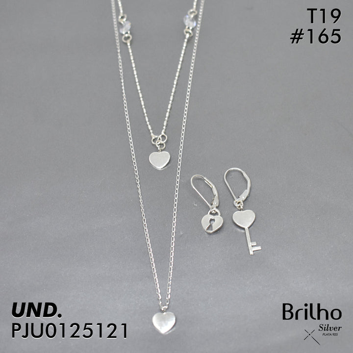 T19N165 JUEGO CANDADO CORAZîN Y LLAVE