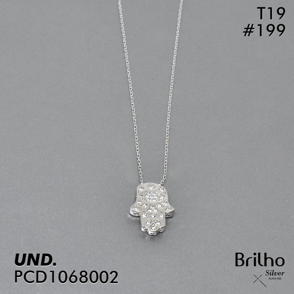 T19N199 CADENA MANO HAMSA RODIO