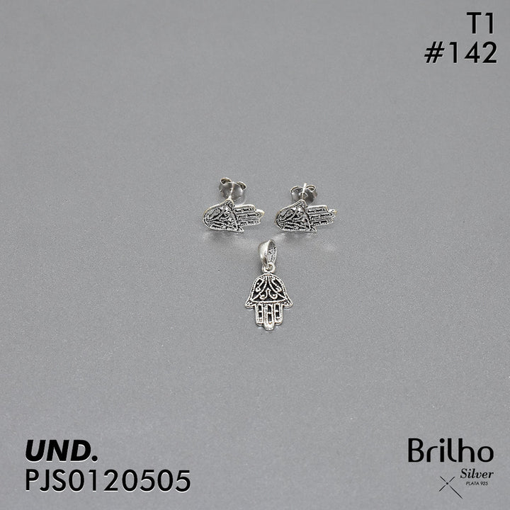 T1N142 JUEGO MANO HAMSA