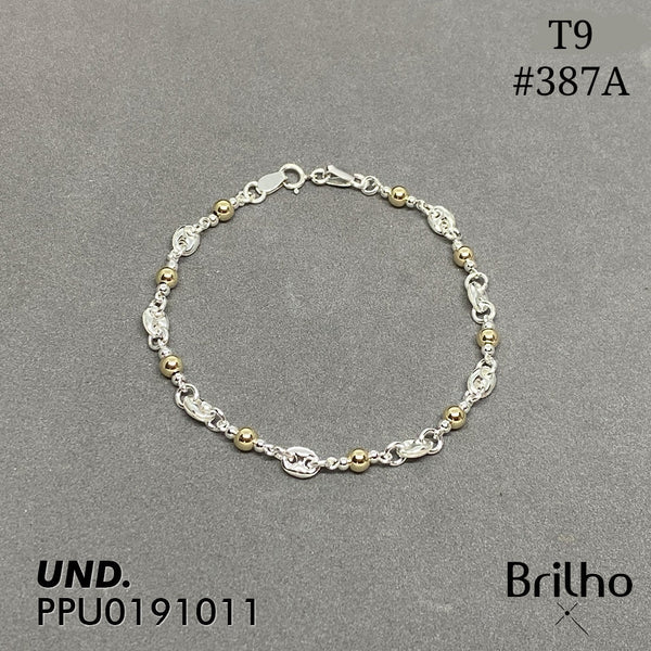 T9N387A PULSERA GUCCI ORO PLATA
