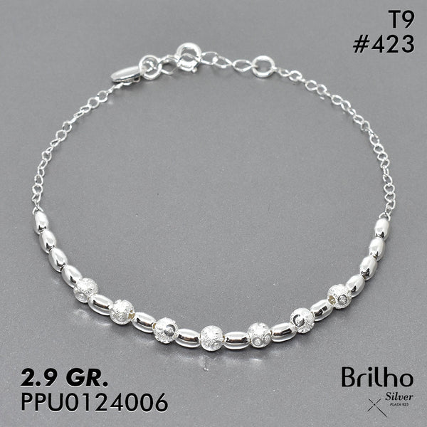 T9N423 BALIN ARROZ Y REDONDO DIAMANTADO