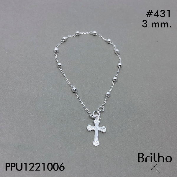 T9N431 DENARIO 3MM SOLO PLATA