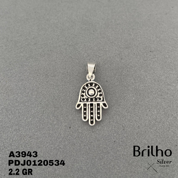 CDJ0040 DIJE MANO HAMSA ENVEJECIDA