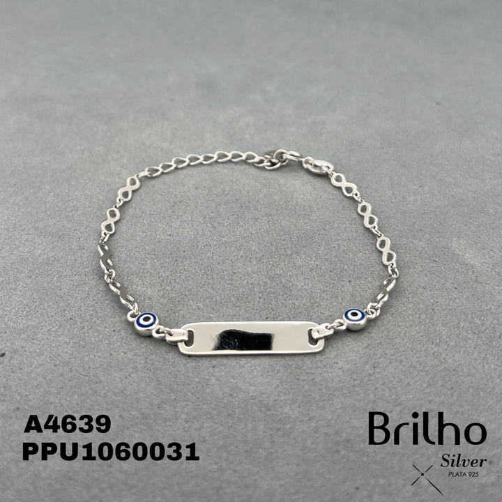 A4639 PULSERA PLACA OJO TURCO
