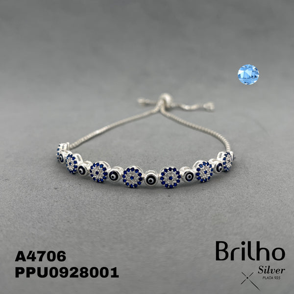 A4706 PULSERA FLOR Y OJO TURCO