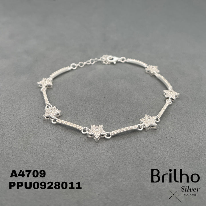 A4709 PULSERA ESTRELLAS MICROCIRCON