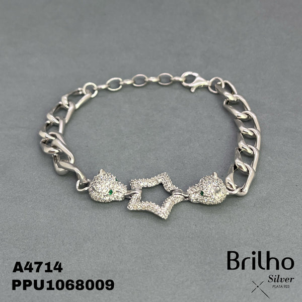 A4714 PULSERA ESTRELLA Y LEON MICROCIRCON