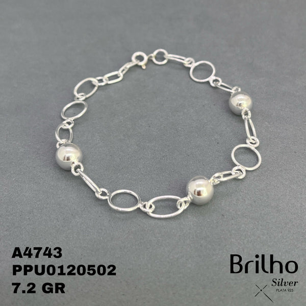 A4743 PULSERA BALINES Y AROS