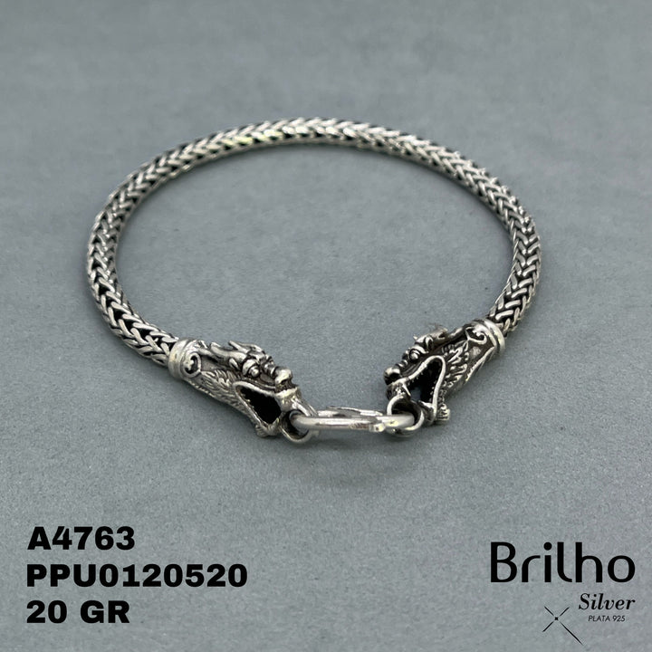 A4763 PULSERA DRAGON ENVEJECIDA