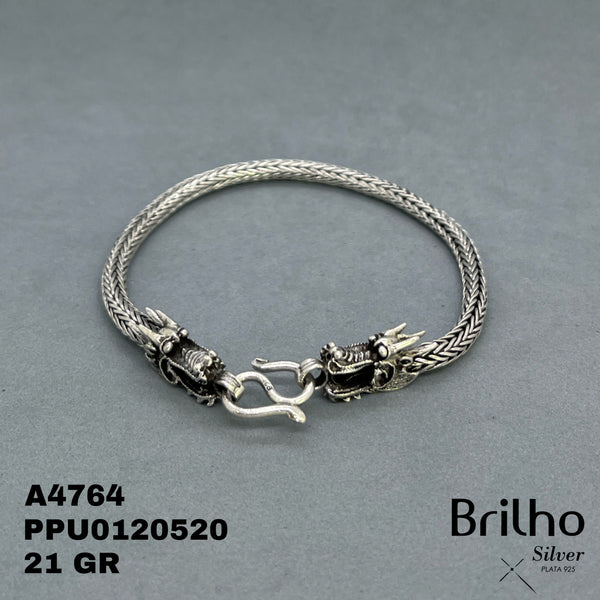 A4764 PULSERA DRAGON ENVEJECIDA