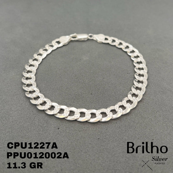 CPU1227A PULSERA GRUESA CUBANA 20CM
