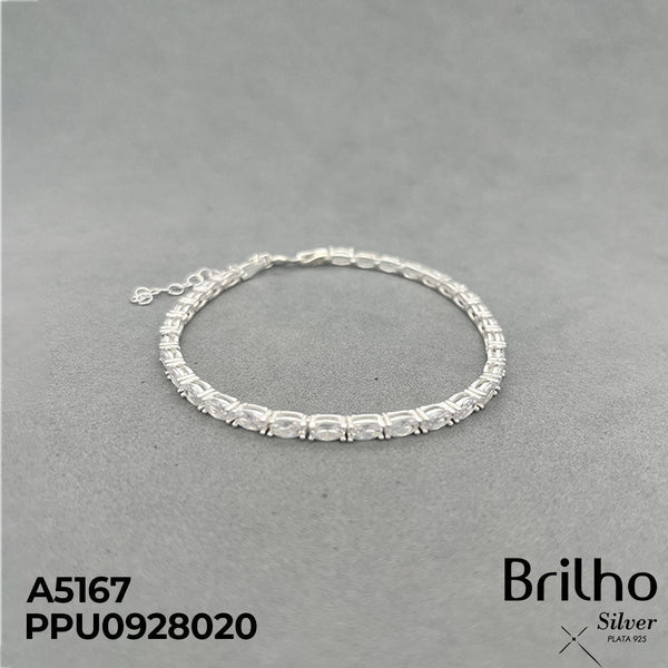 A5167 PULSERA CIRCONES OVALADOS