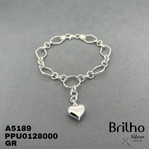 A5189 PULSERA CORAZON LISO