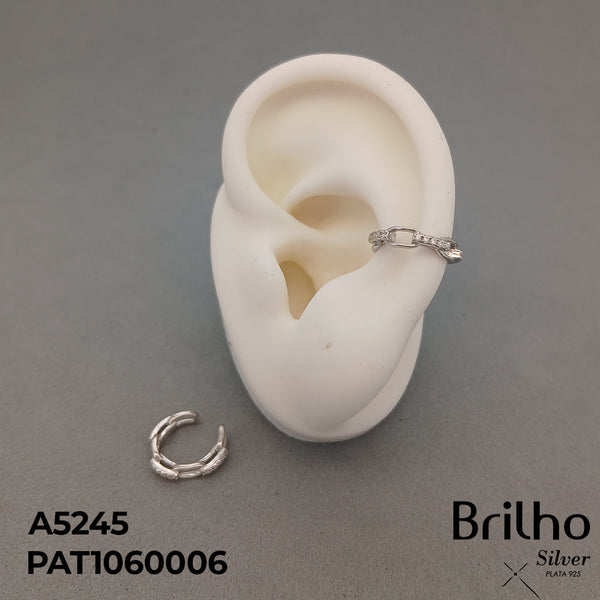 EAR82 EARCUFF MICROCIRCONES RODIO