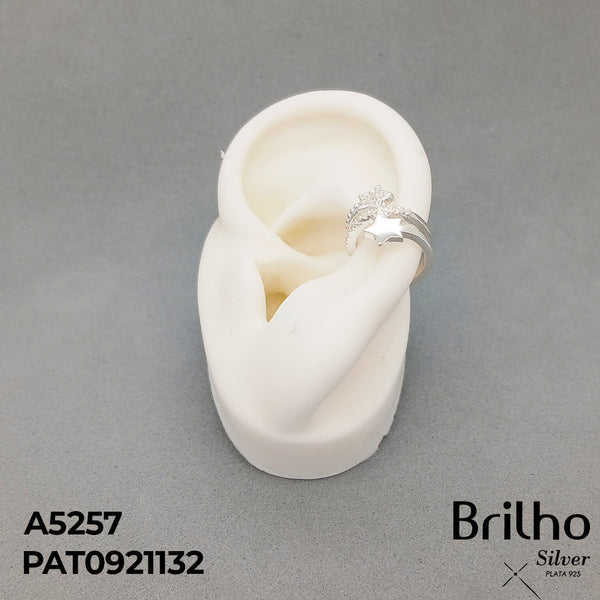 EAR94 EARCUFF ESTRELLA MICROCIRCONES