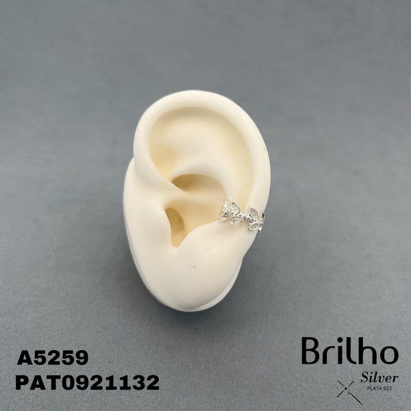 EAR96 EARCUFF HOJA MICROCIRCONES