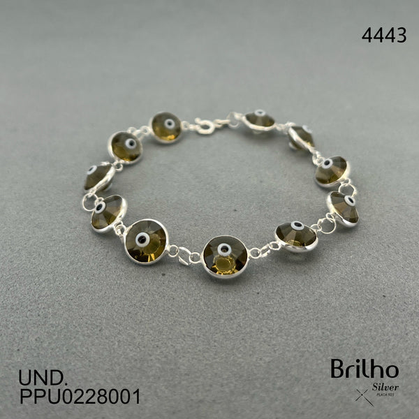 2811 PULSERA CAFƒ OJO TURCO SWAROVSKI