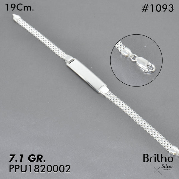 CPU1093 PULSERA PLACA CHINESCA