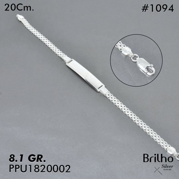 CPU1094 PULSERA PLACA CHINESCA
