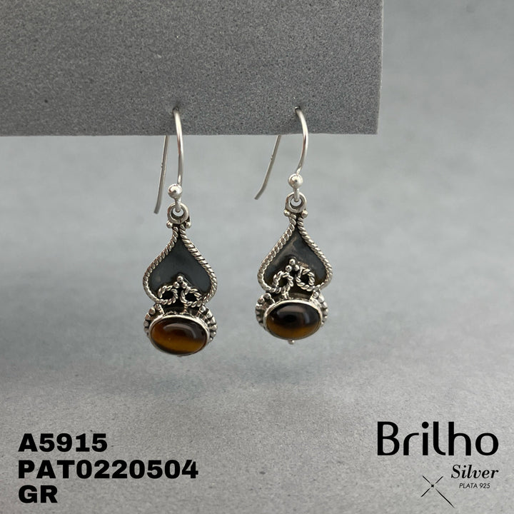 A5915 ARETE GOTA PIEDRA NATURAL