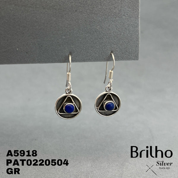 A5918 ARETE GOTA PIEDRA NATURAL