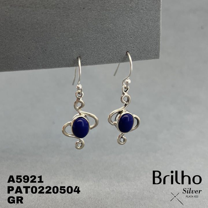 A5921 ARETE GOTA PIEDRA NATURAL