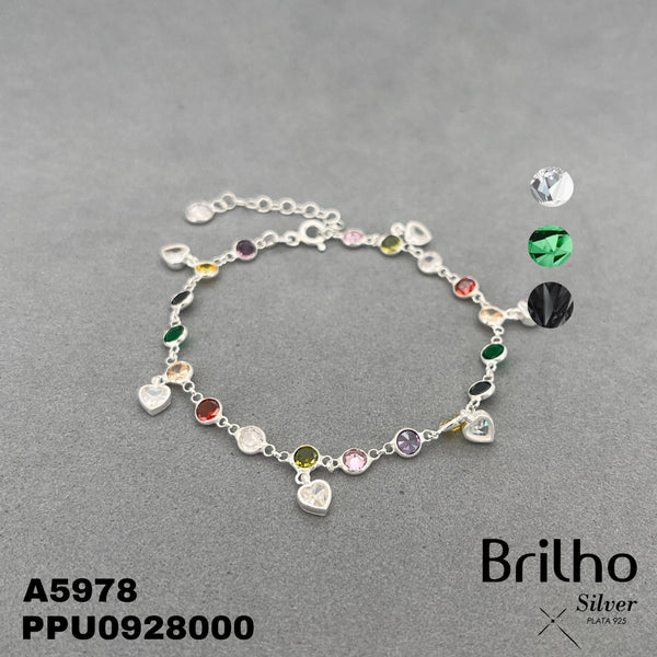 A5978 PULSERAS CORAZONES , CIRCULOS