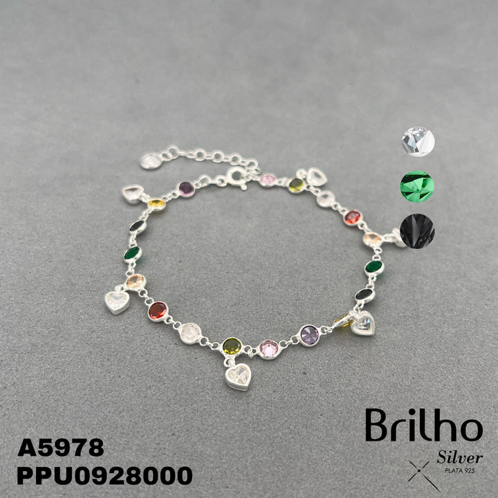 A5978 PULSERAS CORAZONES , CIRCULOS