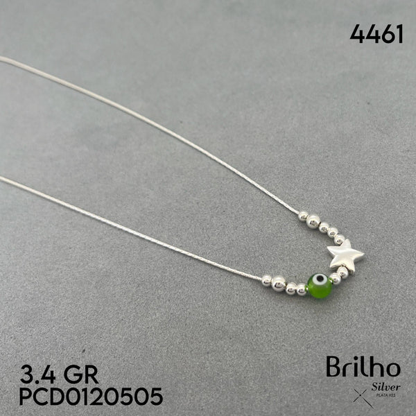 A6072 CADENA OJO TURCO Y ESTRELLA