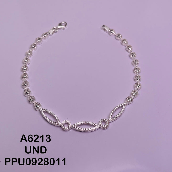 A6213 PULSERA CIRCULO OVALADO MICROCIRCON