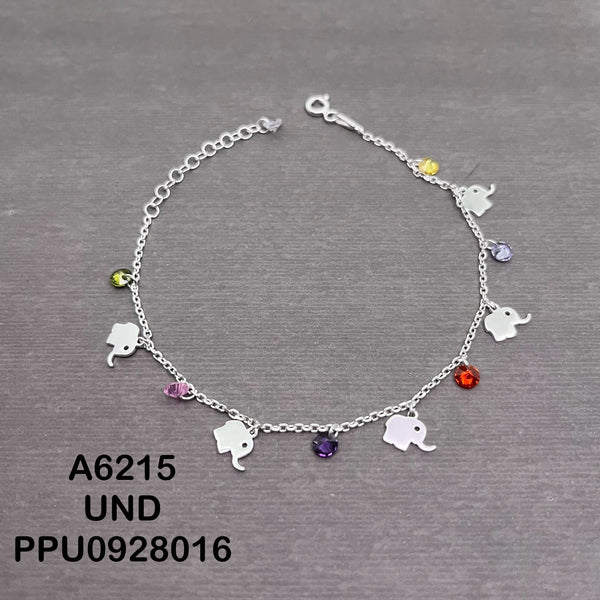 A6215 PULSERA ELEFANTES Y CIRCONES