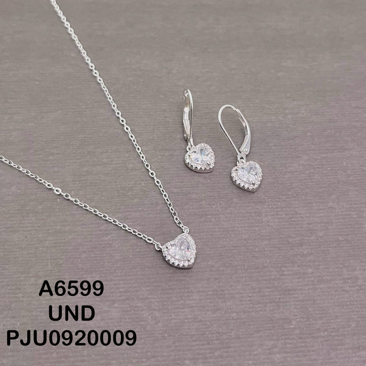 A6599 JUEGO CORAZON MICROCIRCON