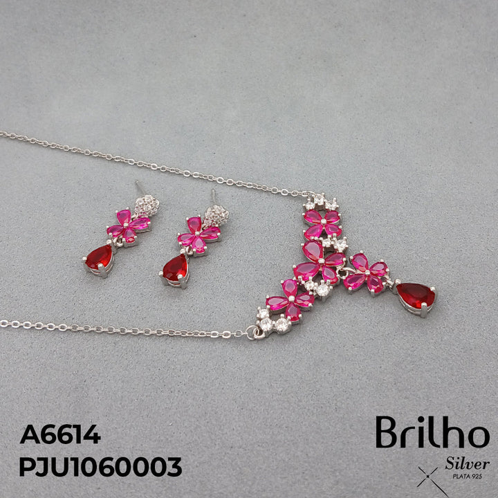 A6614 JUEGO ESPECIAL FLORES, GOTA MICROCIRCON