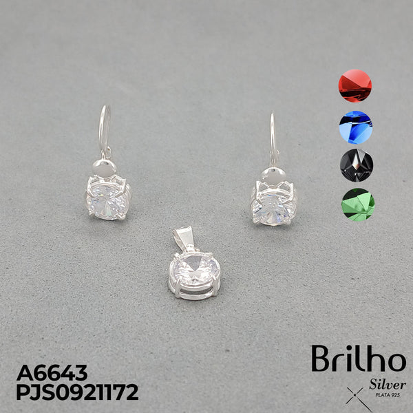 A6643 JUEGO CIRCON REDONDO