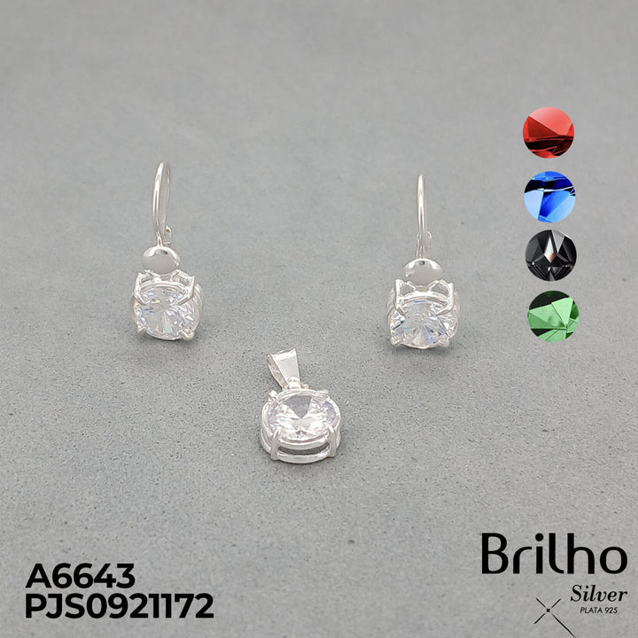 A6643 JUEGO CIRCON REDONDO