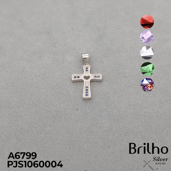 A6799 DIJE CRUZ  Y CORAZON