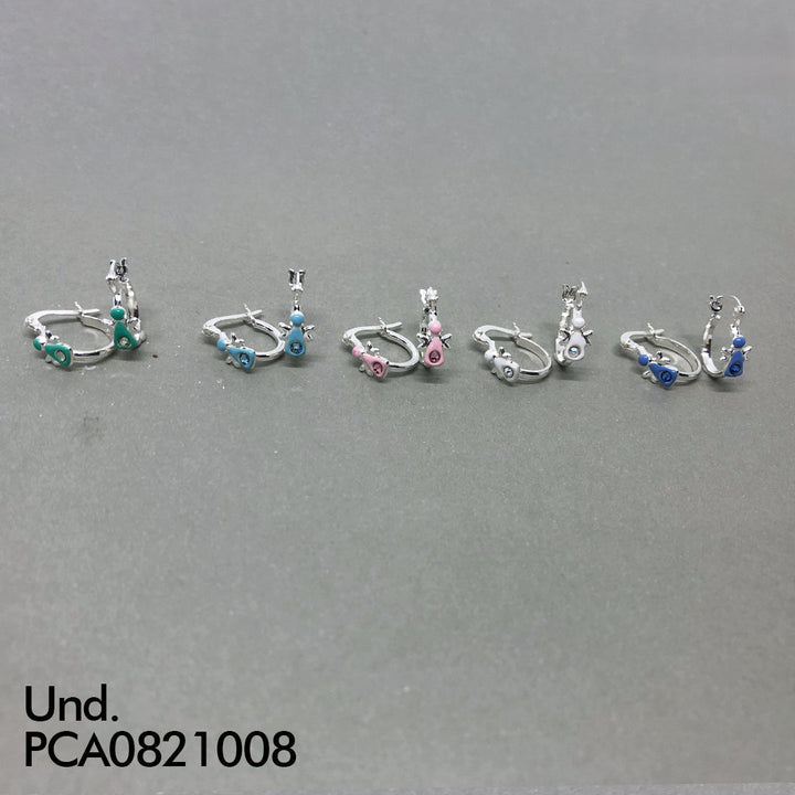 CCA396 CANDONGA ESMALTADA ANGELITO CON CIRCON