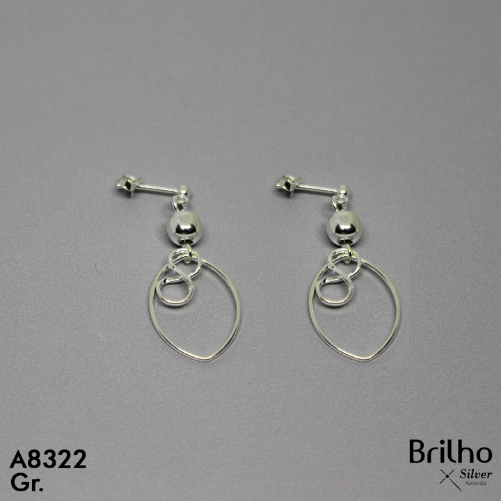 A8322 ARETE OVALADO INFINITO