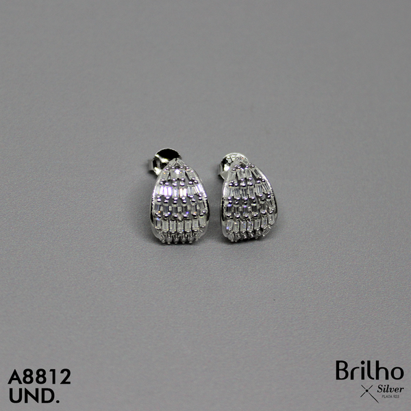 CAJ80 TOPO GOTA CIRCONES RODIO