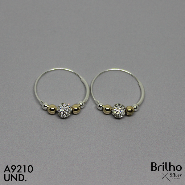 T11N152 CANDONGA CANDONGA BALIN 4MM ORO PLATA