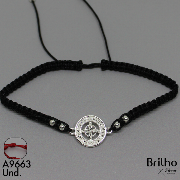 T28N566 PULSERA CIRCULO Y NUDO DE BRUJA