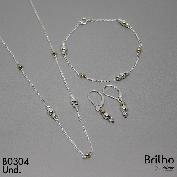 T30N031 JUEGO BALINES ORO PLATA