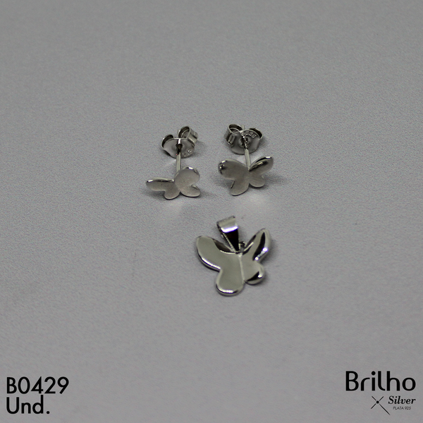 T1N290 JUEGO MARIPOSA RODIO