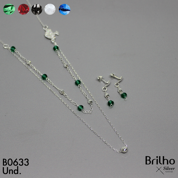 T31N352 JUEGO DOBLE ESFERAS Y BALINES DIAMANTADOS