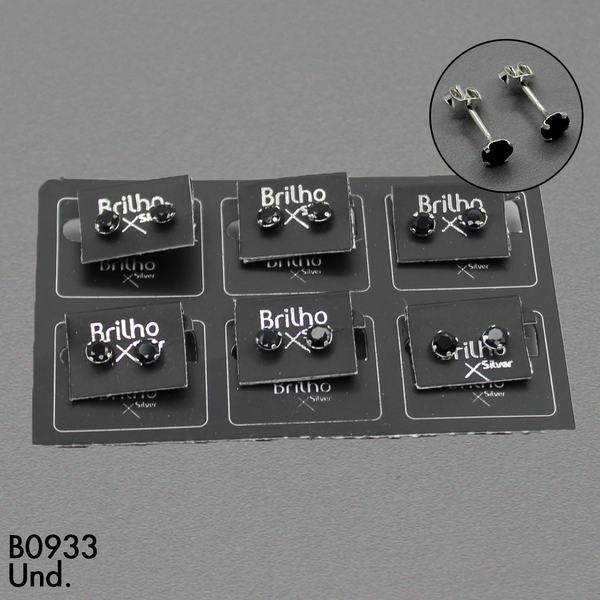 T27N397 TOPO CIRCîN 4MM REDONDO NEGRO