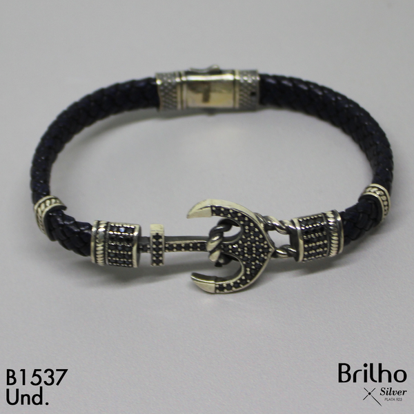 B1537 ARO  CUERO ANCLA ENVEJECIDO